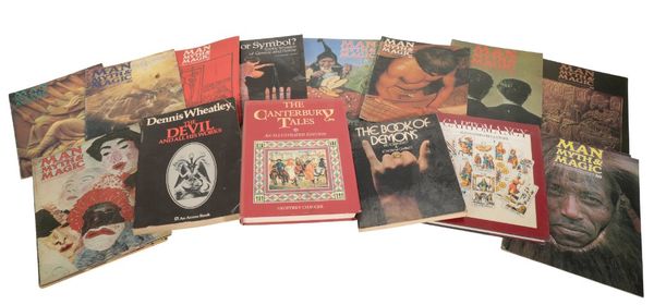 A QUANTITY OF BOOKS ON MAGIC, MYTHOLOGY AND THE OCCULT