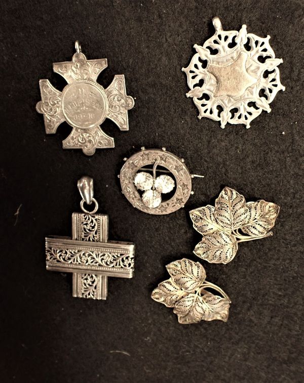 TWO MILITARY STYLE PENDANTS