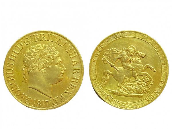 GEORGE III 1817 GOLD FULL SOVEREIGN