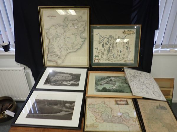 A COLLECTION OF MAPS AND PHOTOGRAPHS