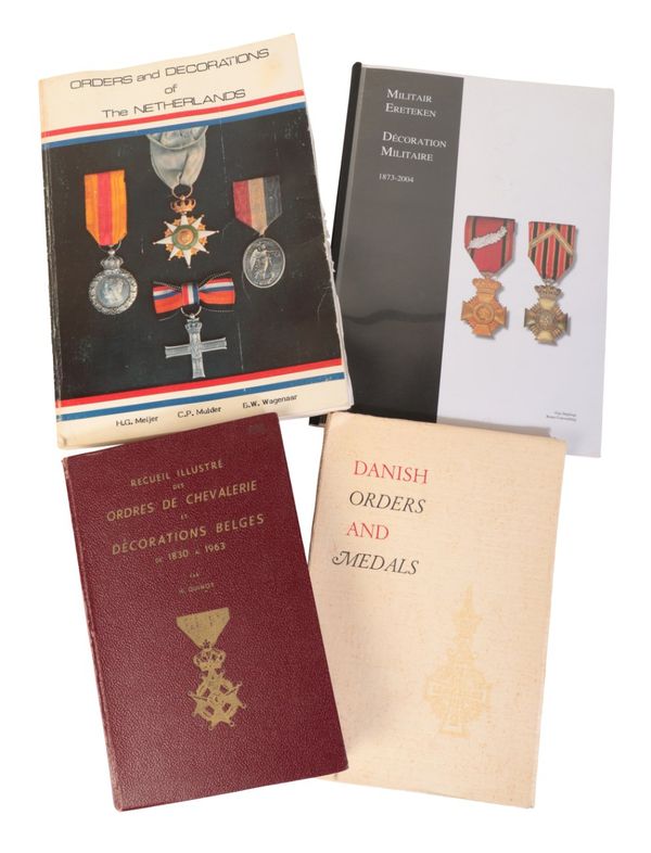 BELGIUM, DENMARK, NETHERLANDS. ORDERS AND MEDALS