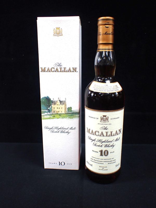 MACALLAN TEN YEAR SINGLE MALT WHISKY