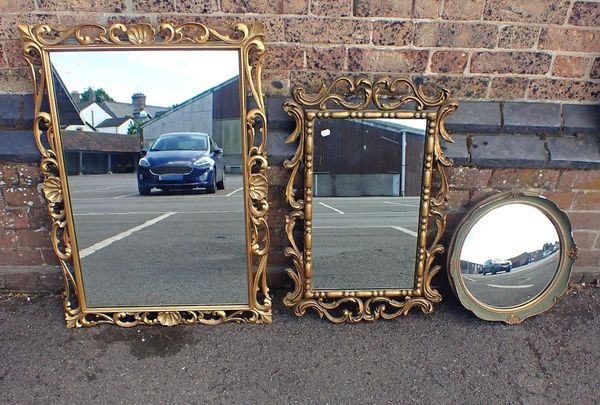 TWO 18th CENTURY STYLE MIRRORS