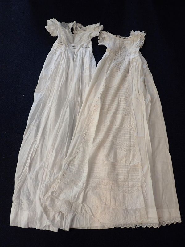 TWO CHRISTENING GOWNS