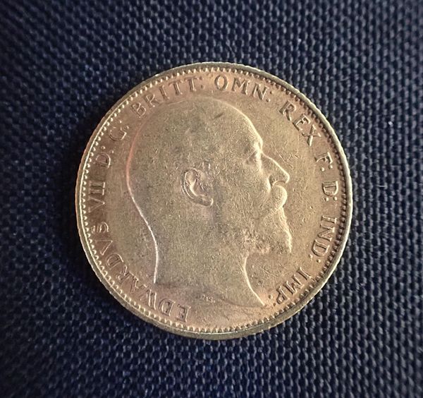 EDWARD VII 1905 GOLD SOVEREIGN