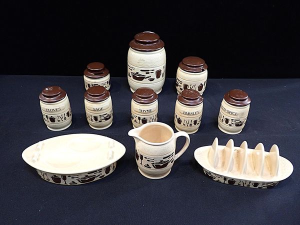 A COLLECTION OF SYLVAC 'CORDON BRUN' WARE