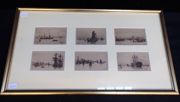 WILFRID BALL 1853 - 1917: SIX THAMES VIEWS