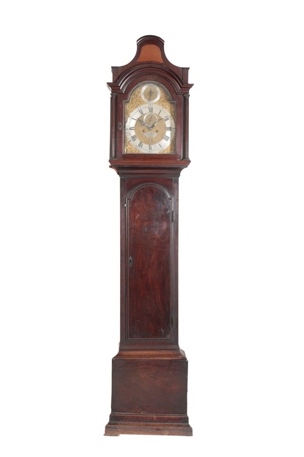 GEORGE III MAHOGANY LONGCASE CLOCK