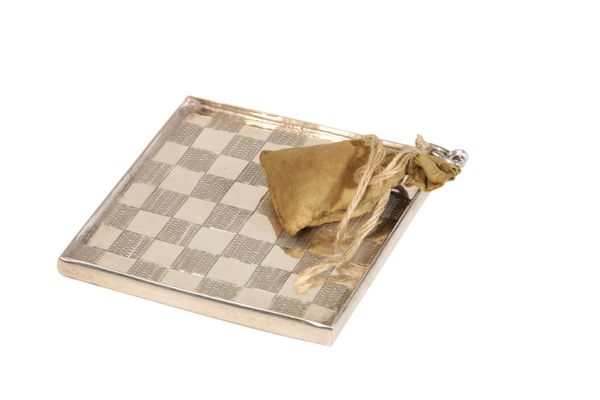 A DUTCH SILVER MINIATURE GAMING BOARD