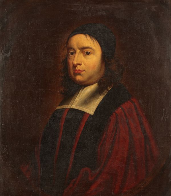 ENGLISH SCHOOL, 17TH CENTURY STYLE A portrait of Reverend Dr John Hewett