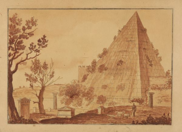 ITALIAN SCHOOL, 18TH/19TH CENTURY The Pyramid of Gaius Cestius