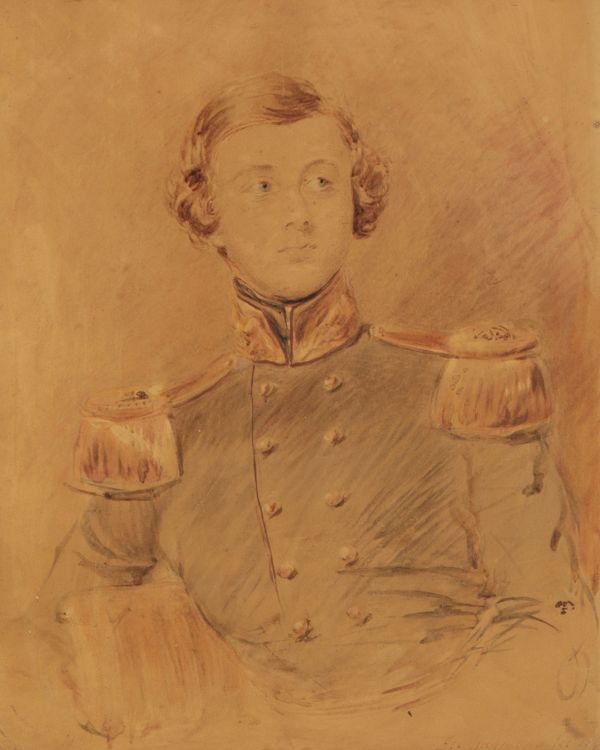 GEORGE RICHMOND (1809-1896) A portrait of a young military officer