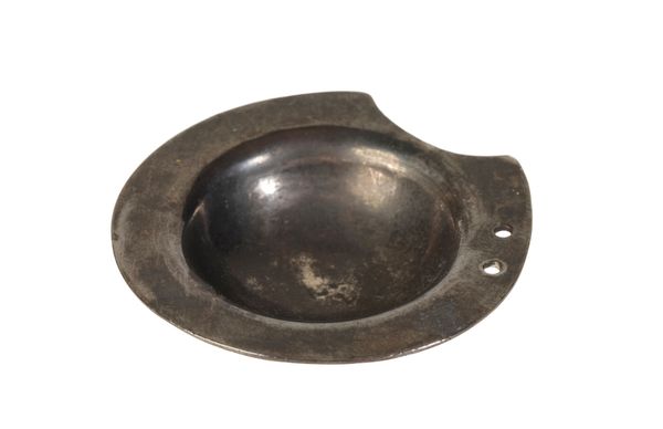 A DUTCH SILVER MINIATURE SHAVING BASIN,