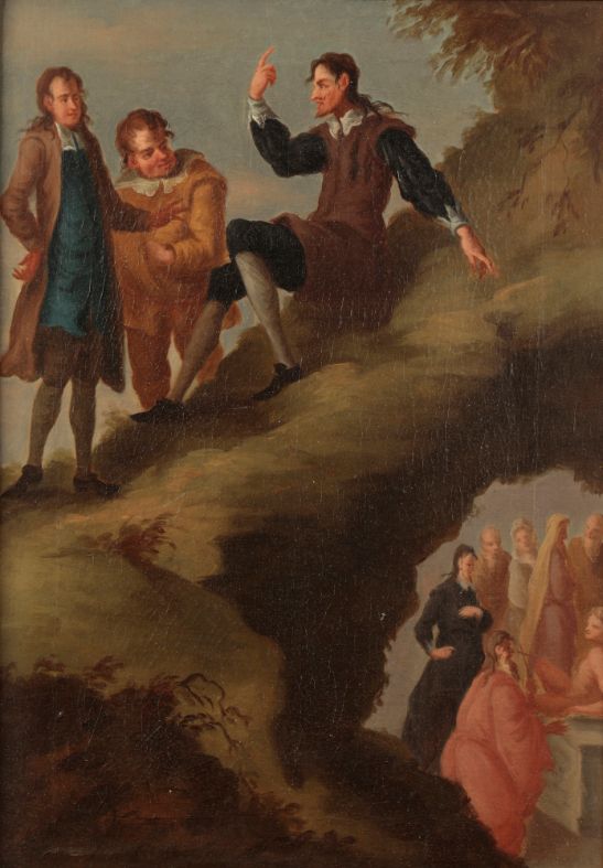 JOHN VANDERBANK (1694-1739) 'Dulceinea's Enchantment in Montesino's Cave'