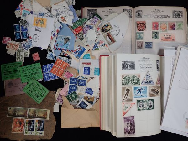 A COLLECTION OF WORLD STAMPS
