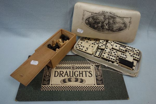 A 19TH CENTURY SET OF DOMINOES