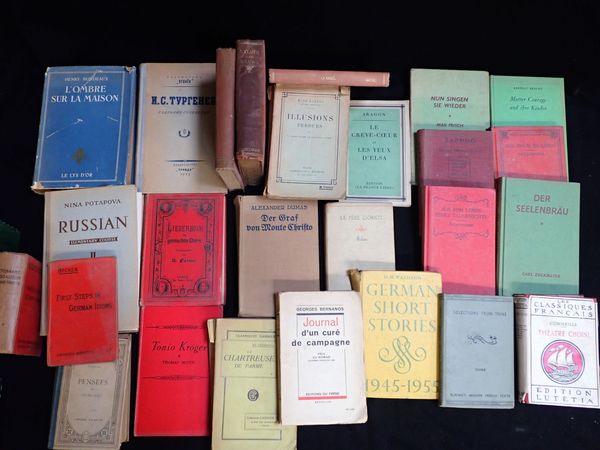 A COLLECTION OF BOOKS