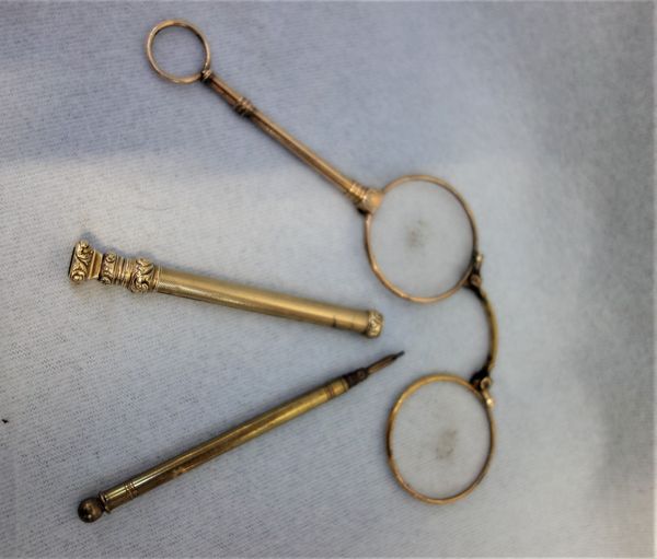A PAIR OF LORGNETTES
