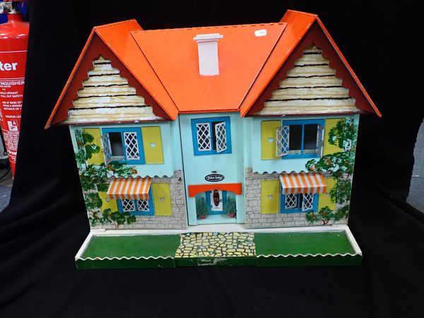 A VINTAGE DOLL'S HOUSE; 'TUDOR LODGE'