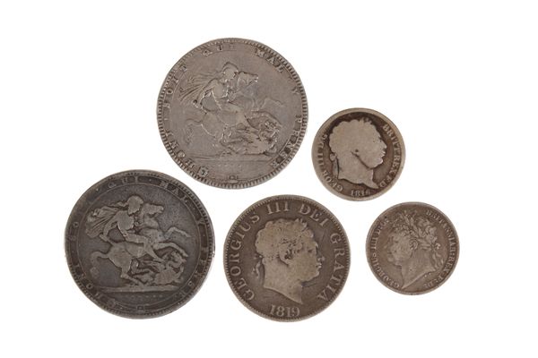 A COLLECTION OF  GEORGE III COINS