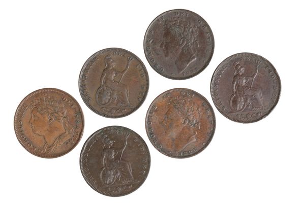 COLLECTION OF GEORGE III FARTHINGS