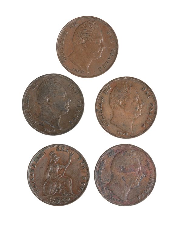 COLLECTION OF WILLIAM IV FARTHINGS