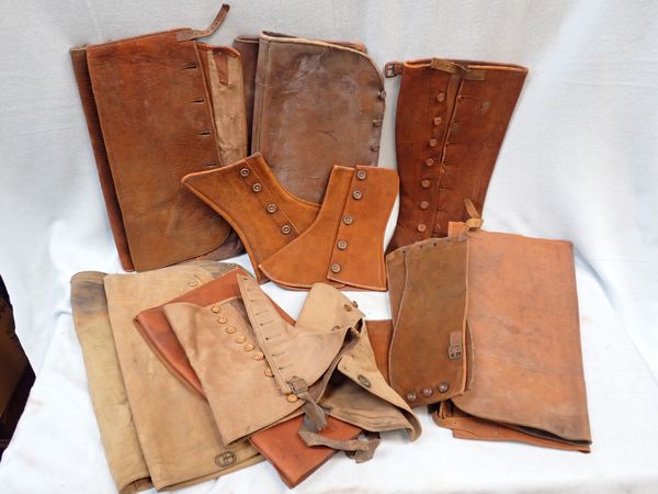 A COLLECTION OF VINTAGE SPATS