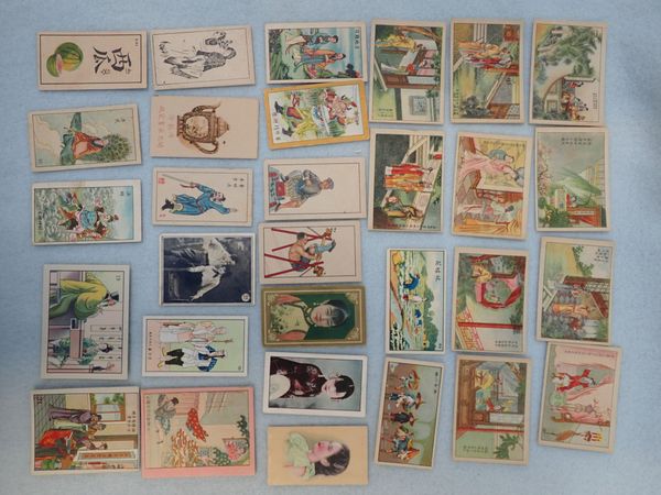 A COLLECTION OF VINTAGE CHINESE TOBACCO CARDS