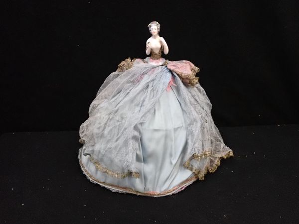 A VINTAGE 'HALF DOLL' TELEPHONE COVER
