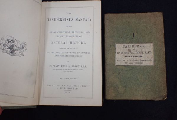 TAXIDERMY: JAMES GARDNER: 'TAXIDERMY or BIRD STUFFING MADE EASY', THIRD EDITION