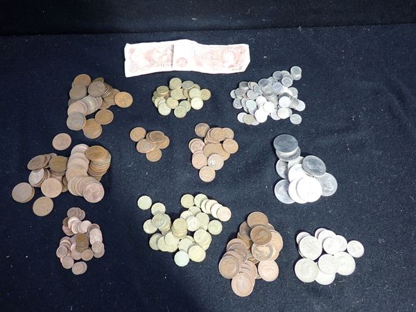 A COLLECTION OF COINS