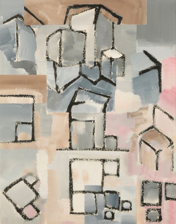 *RICHARD SLADDEN (1933-2020) Abstract geometric composition