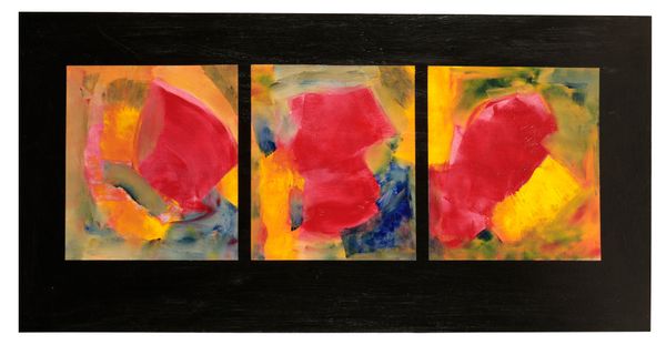 *RICHARD SLADDEN (1933-2020) Triptych