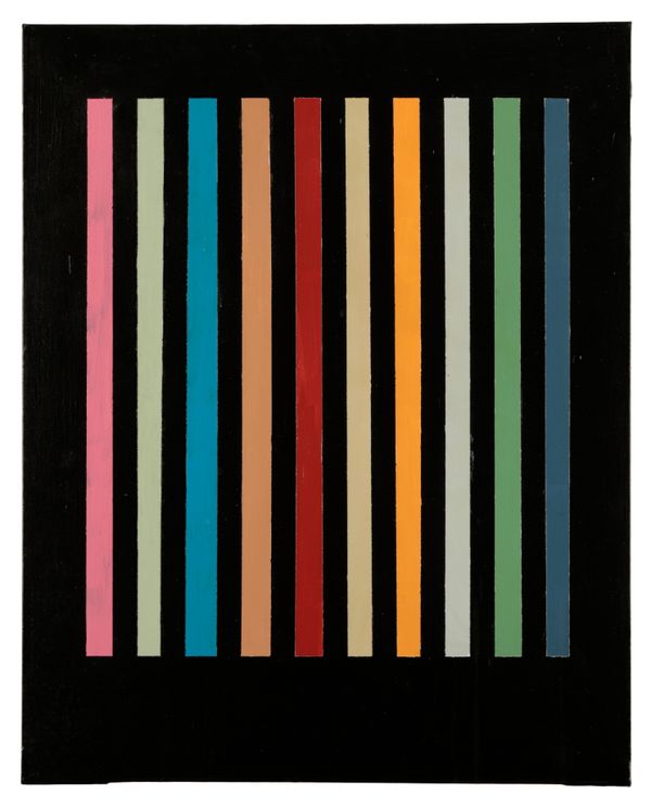 *RICHARD SLADDEN (1933-2020) 'Vertical Stripes II'