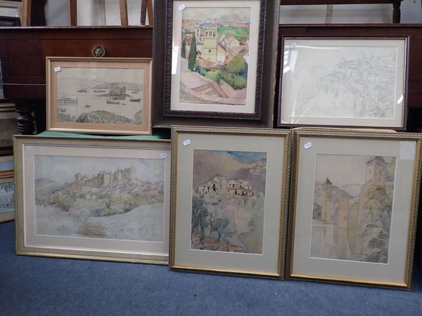 A COLLECTION OF LANDSCAPE WATERCOLOURS