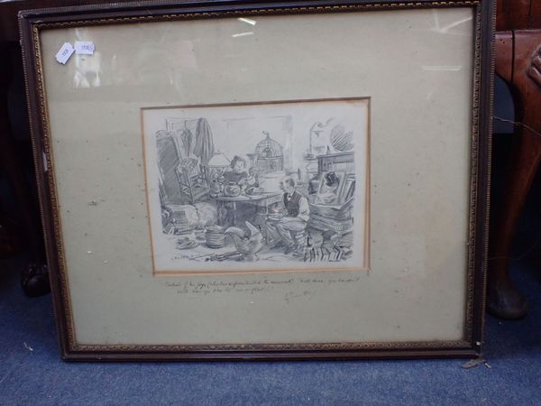 LEONARD RAVEN-HILL 1867-1942: A COMIC LITHOGRAPH