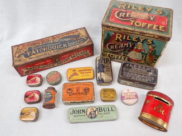 A VINTAGE 'RILEY'S' TOFFEE TIN