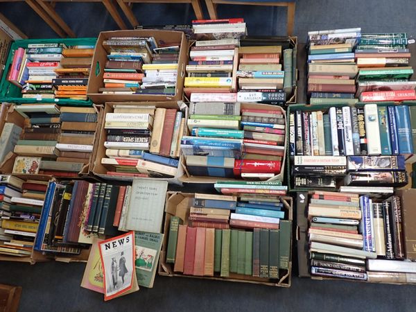 A LARGE QUANTITY OF BOOKS