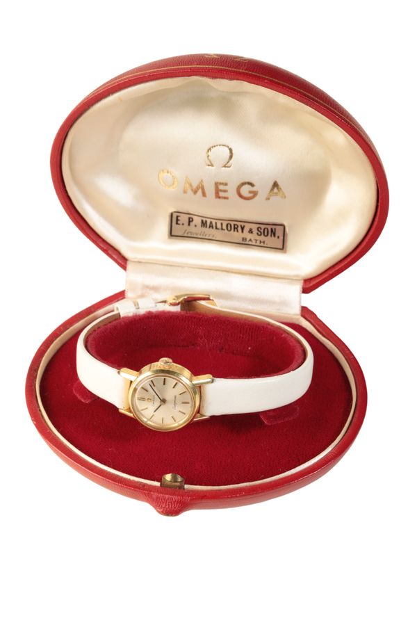 OMEGA LADY'S GOLD PLATED WRIST WATCH