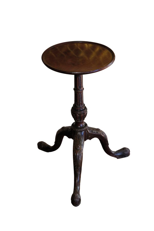 A GEORGE III MAHOGANY WINE TABLE, CIRCA 1765