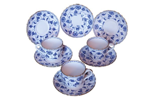 A SPODE "BLUE COLONEL" PATTERN AFTERNOON TEA SERVICE