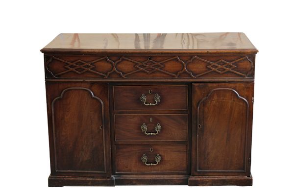 A GEORGE III MAHOGANY ARCHITECT'S CABINET, CIRCA 1770