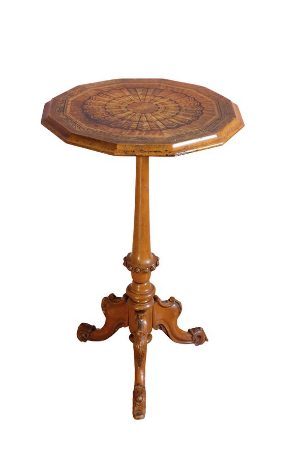 A RARE VICTORIAN NEW ZEALAND OCCASIONAL TABLE