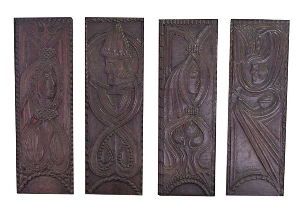 AN IMPORTANT SET OF FOUR "ROMAYNE" PANELS