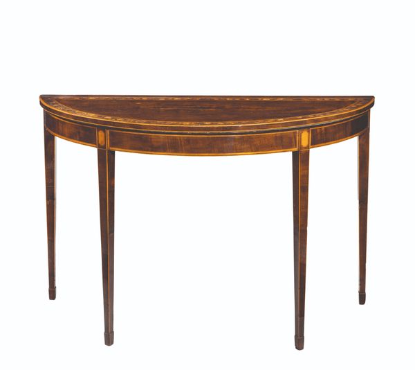 A FINE GEORGE III PAINTED MAHOGANY PIER TABLE