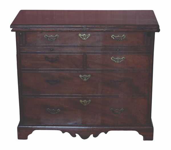 A GEORGE II MAHOGANY BACHELOR'S CHEST