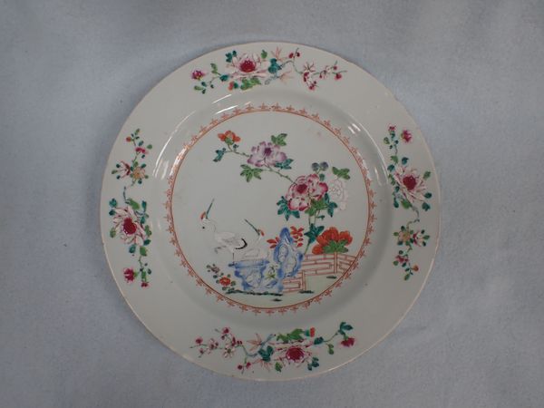 A CHINESE EXPORT PLATE