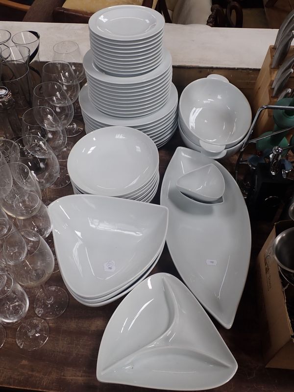 A COLLECTION OF DENBY 'WHITE' DINNER WARE