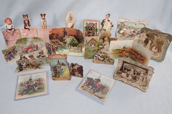 A COLLECTION OF FOLD-OUT OR POP-UP GREETINGS CARDS