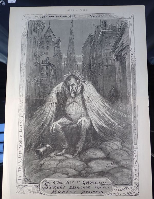 THOMAS NAST, 1840-1902: 'THE AGE OF GHOULISHNESS...'